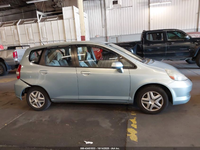 2007 Honda Fit VIN: JHMGD38497S053644 Lot: 43451533