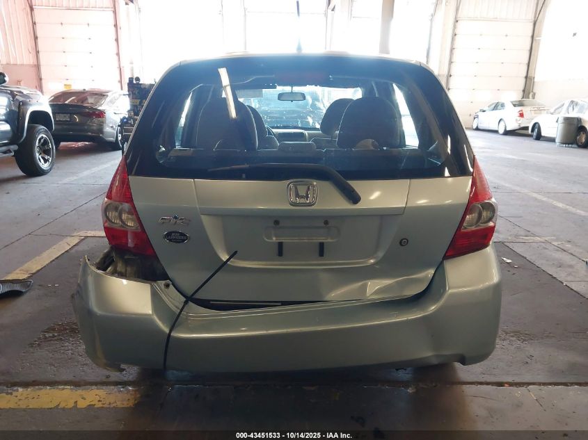 2007 Honda Fit VIN: JHMGD38497S053644 Lot: 43451533