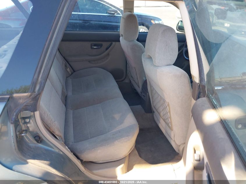 2001 Subaru Outback VIN: 4S3BH675X17630316 Lot: 43451593