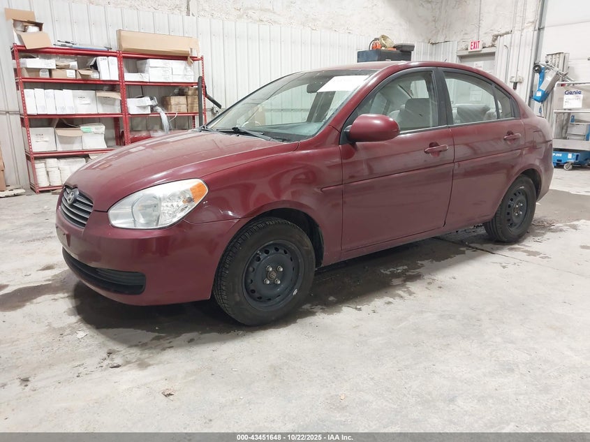 KMHCN46C89U319350 2009 HYUNDAI ACCENT photo no. 2