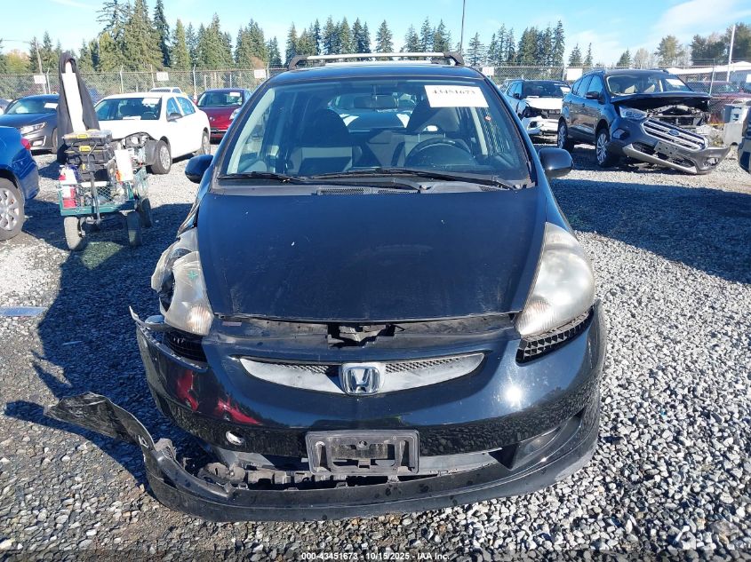 2008 Honda Fit Sport VIN: JHMGD38668S040594 Lot: 43451673