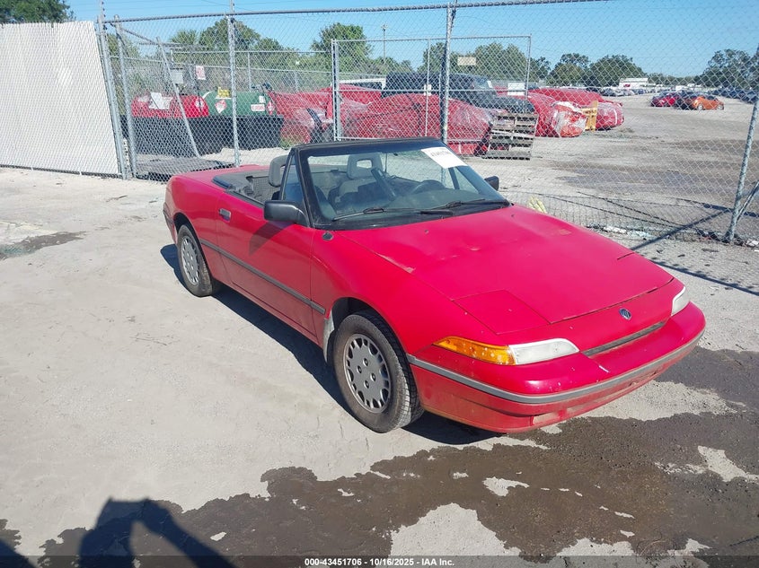 6MPCT01Z3P8645781 1993 Mercury Capri auction photo 1