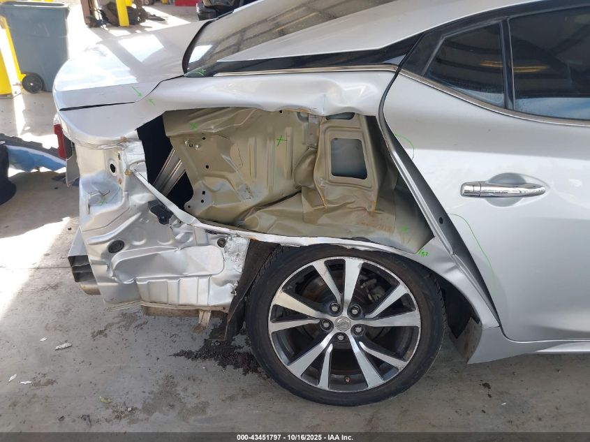 2017 Nissan Maxima 3.5 Sv VIN: 1N4AA6AP6HC387413 Lot: 43451797