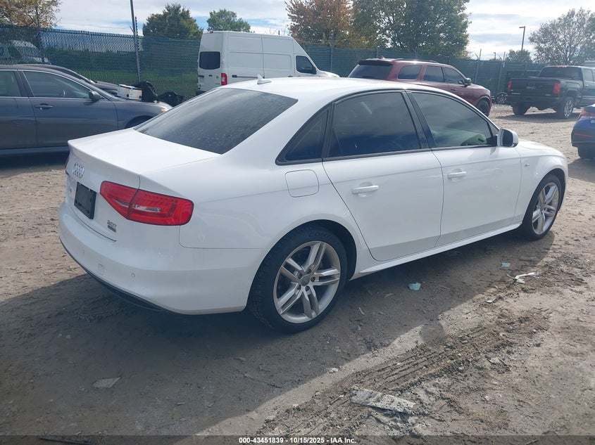 2016 AUDI A4 2.0T PREMIUM WAUBFAFL6GN016406