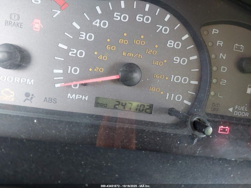 2001 Toyota Sequoia Limited V8 VIN: 5TDBT48A11S043894 Lot: 43451872