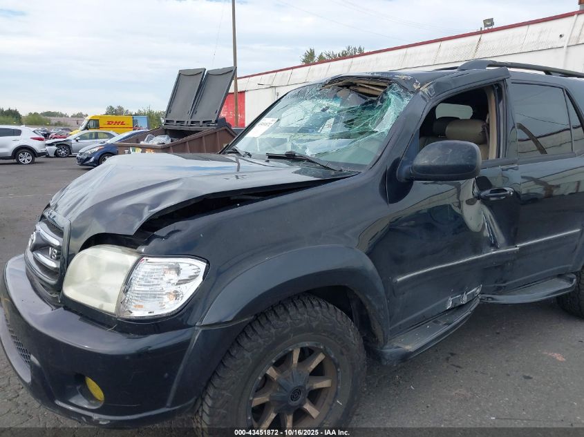 2001 Toyota Sequoia Limited V8 VIN: 5TDBT48A11S043894 Lot: 43451872