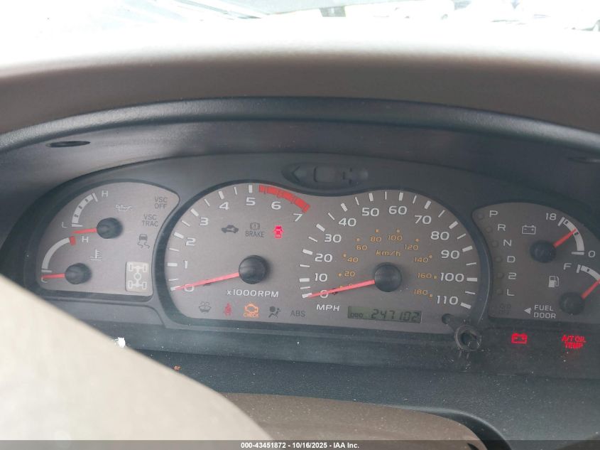 2001 Toyota Sequoia Limited V8 VIN: 5TDBT48A11S043894 Lot: 43451872