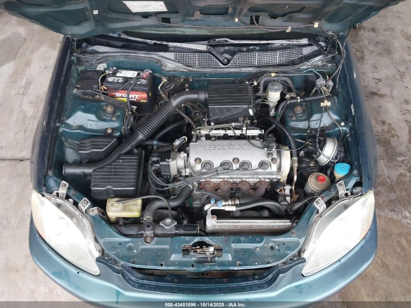 1997 Honda Civic Lx VIN: 2HGEJ6672VH552811 Lot: 43451896