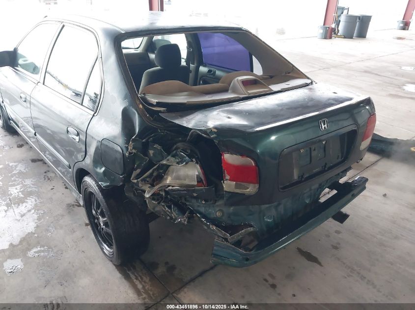 1997 Honda Civic Lx VIN: 2HGEJ6672VH552811 Lot: 43451896