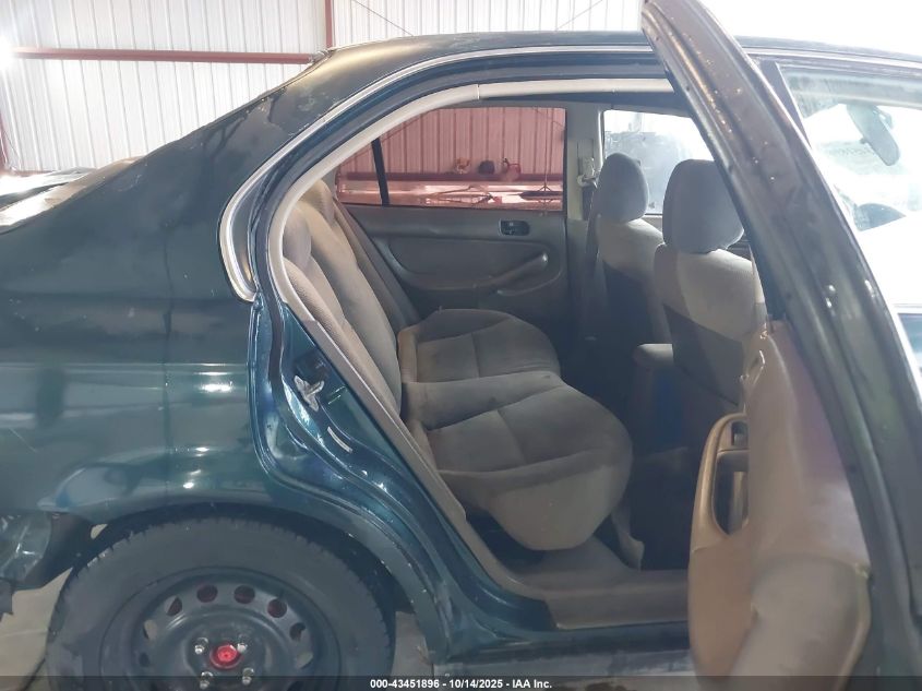 1997 Honda Civic Lx VIN: 2HGEJ6672VH552811 Lot: 43451896