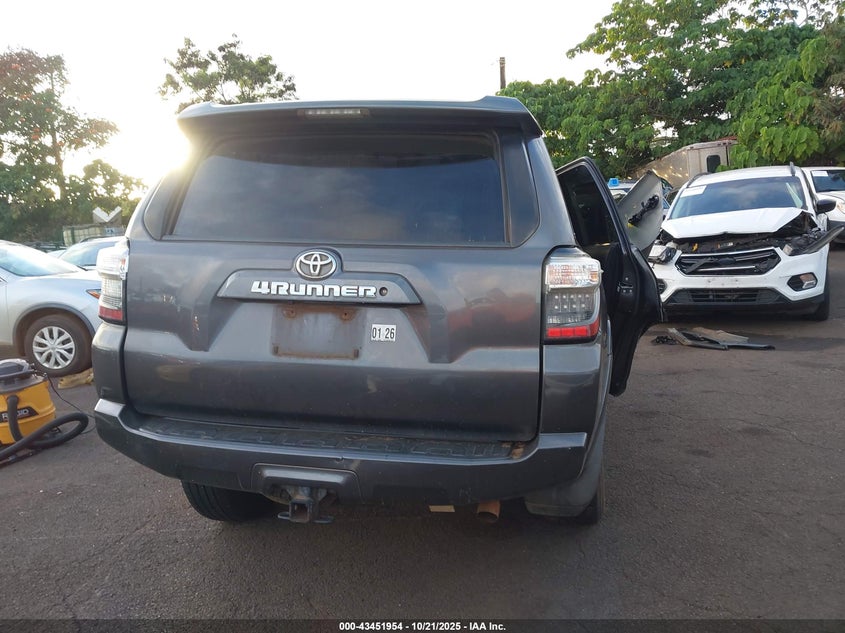 2016 TOYOTA 4RUNNER SR5 JTEZU5JR0G5120623