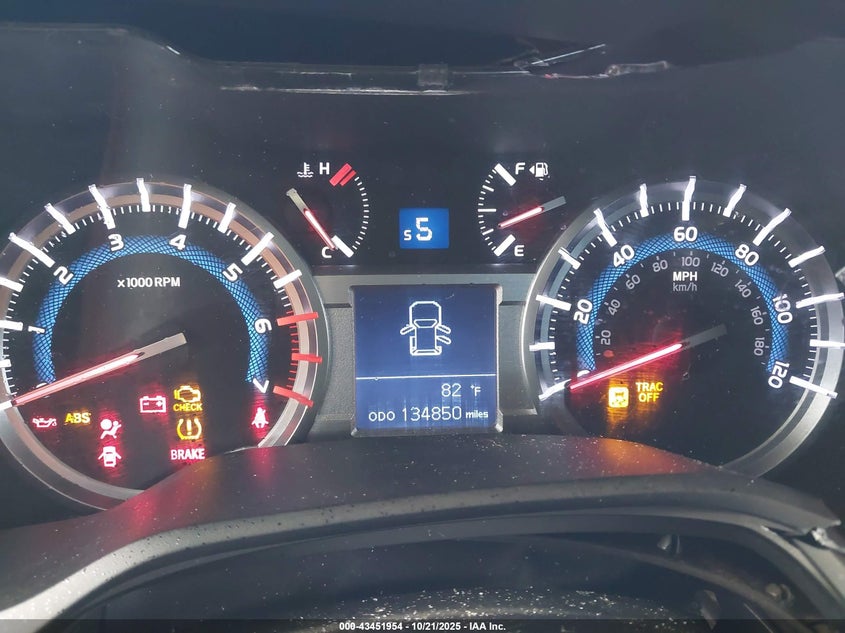 2016 TOYOTA 4RUNNER SR5 JTEZU5JR0G5120623