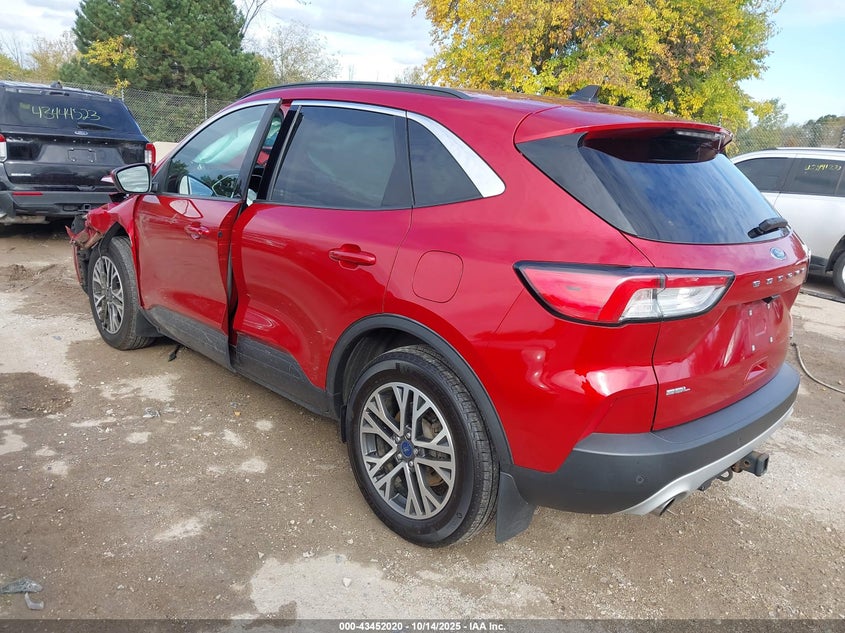 2020 Ford Escape 2.0 Sel Red Lot 111043452020 Vin 1FMCU9H96LUB29068