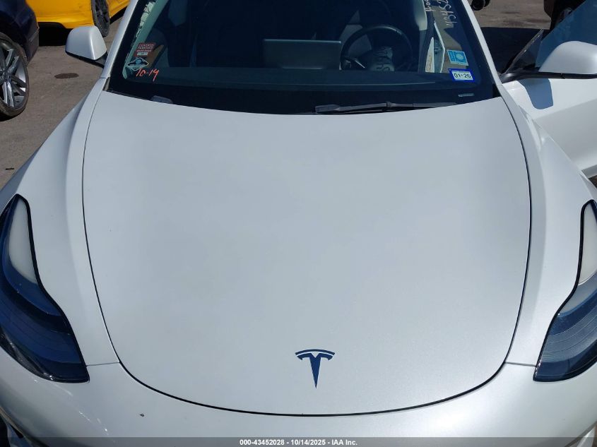2021 Tesla Model 3 Standard Range Plus Rear-Wheel Drive VIN: 5YJ3E1EA1MF093382 Lot: 43452028