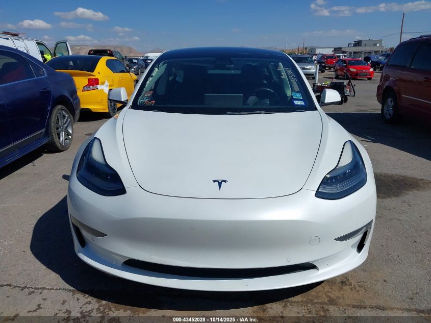 2021 Tesla Model 3 Standard Range Plus Rear-Wheel Drive VIN: 5YJ3E1EA1MF093382 Lot: 43452028