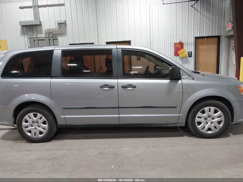 2014 Dodge Grand Caravan American Value Pkg VIN: 2C4RDGBG1ER331360 Lot: 43452038