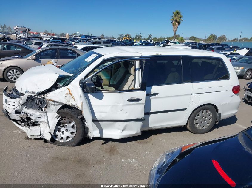 2009 Honda Odyssey Lx VIN: 5FNRL38259B034519 Lot: 43452049
