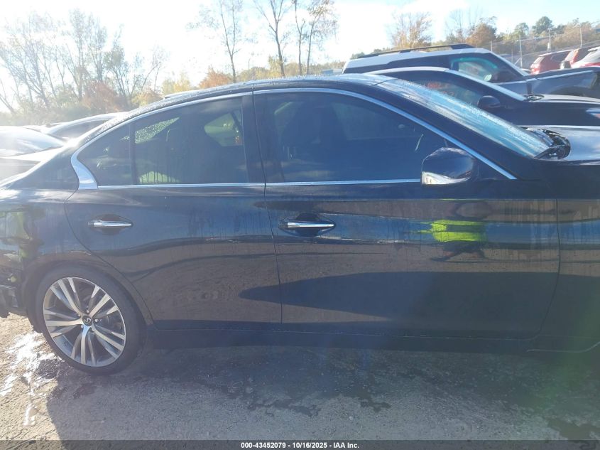 2021 Infiniti Q50 Sensory Awd VIN: JN1EV7CR8MM750015 Lot: 43452079