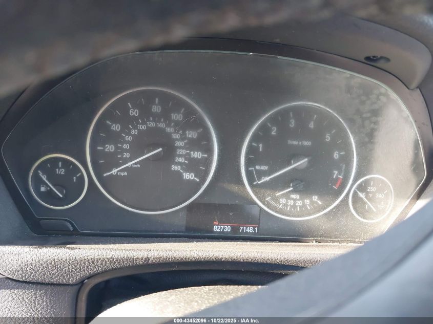 2015 BMW 320I xDrive VIN: WBA3C3G52FNT53727 Lot: 43452096