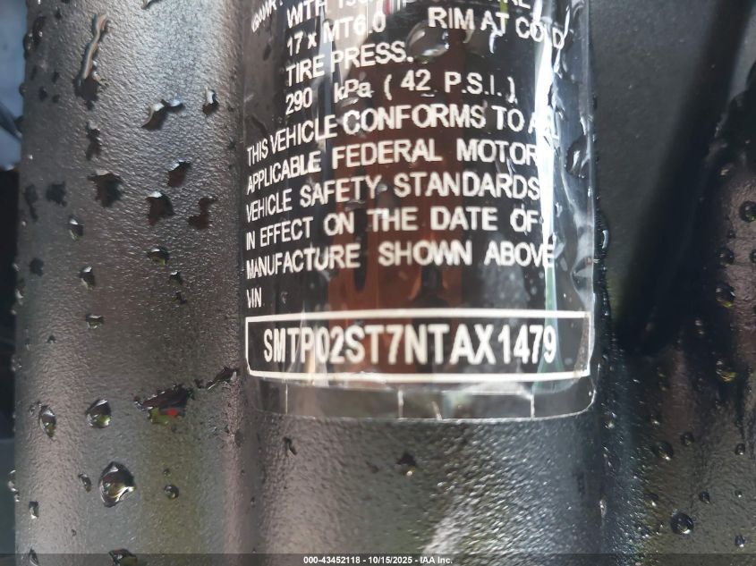 2022 TRIUMPH MOTORCYCLE SPEED TRIPLE 1200 RR SMTP02ST7NTAX1479