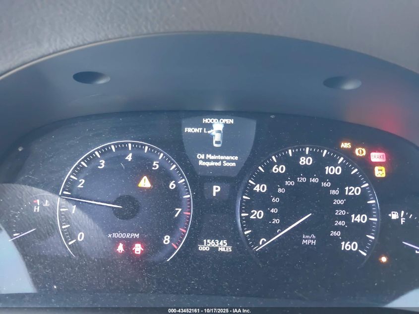 2010 Lexus Ls 460 VIN: JTHCL5EF7A5006332 Lot: 43452161