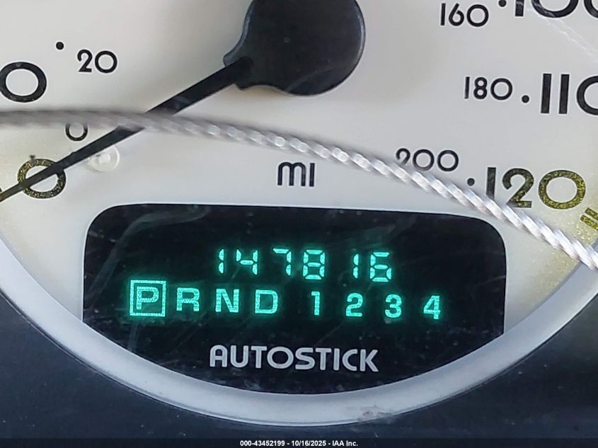 1999 Chrysler Sebring Jxi VIN: 3C3EL55H5XT201547 Lot: 43452199