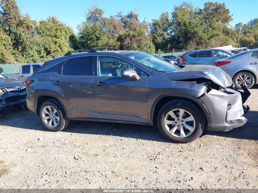 2017 Lexus Rx 350 VIN: 2T2BZMCA0HC062330 Lot: 43452238