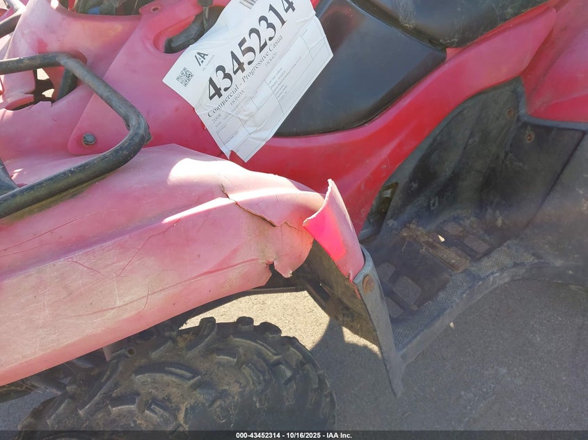 2008 HONDA TRX420 FE 1HFTE354384112071