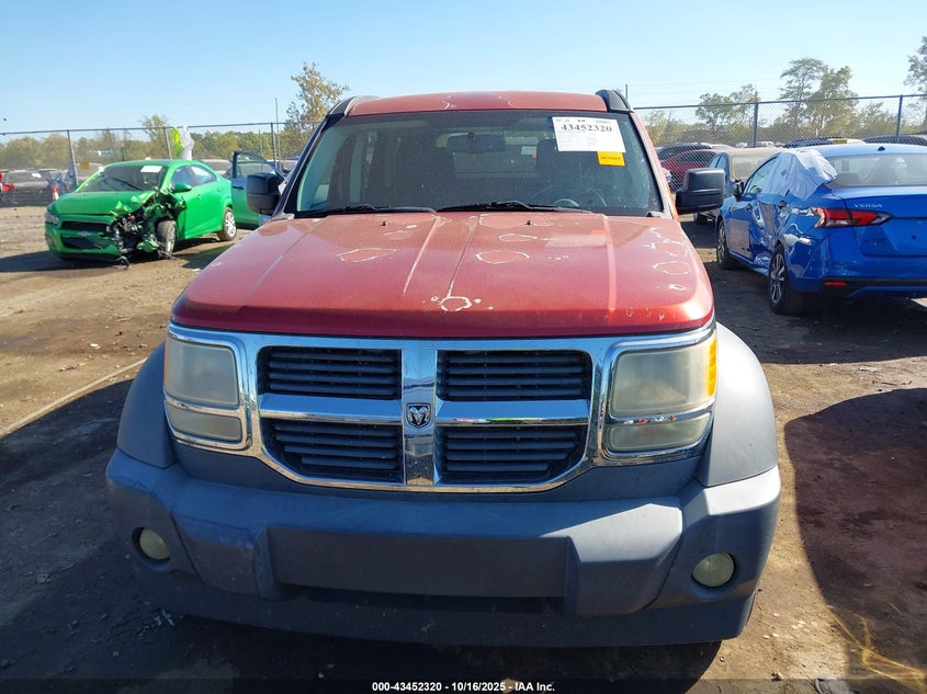2007 Dodge Nitro Sxt VIN: 1D8GU28K77W720831 Lot: 43452320