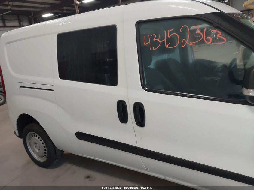 2022 Ram Promaster City Cargo Van VIN: ZFBHRFAB8N6W54277 Lot: 43452363