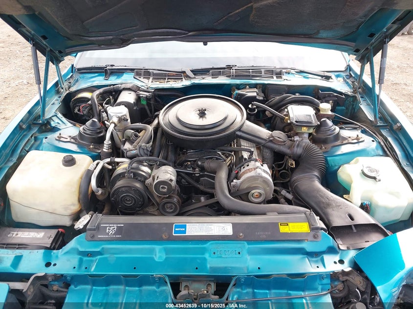 1992 Pontiac Firebird Formula VIN: 1G2FS23E7NL226294 Lot: 43452639