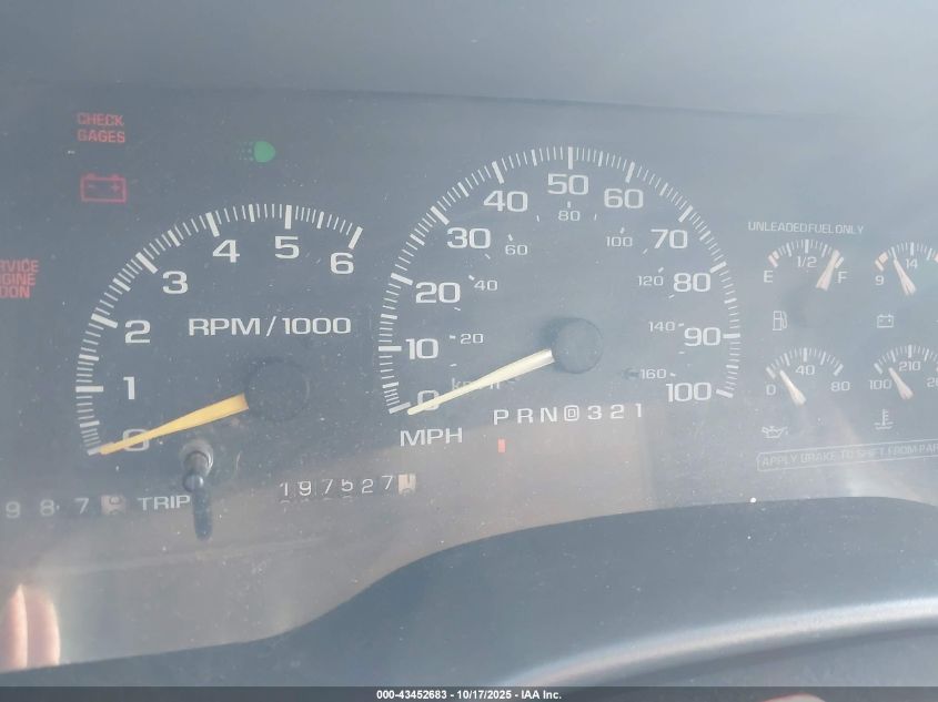 1999 Chevrolet Suburban 1500 Lt VIN: 3GNFK16R3XG183276 Lot: 43452683