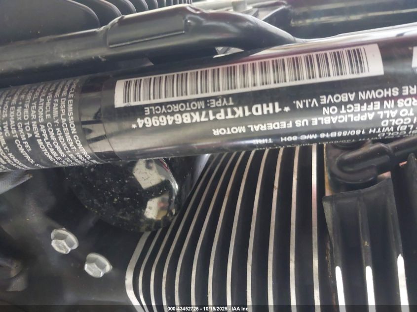 2019 Harley-Davidson Fltrxs VIN: 1HD1KTP17KB646964 Lot: 43452726