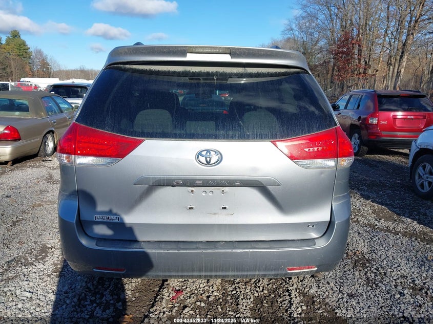 2012 Toyota Sienna Le V6 8 Passenger VIN: 5TDKK3DC6CS188761 Lot: 43452833
