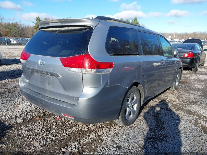 2012 Toyota Sienna Le V6 8 Passenger VIN: 5TDKK3DC6CS188761 Lot: 43452833
