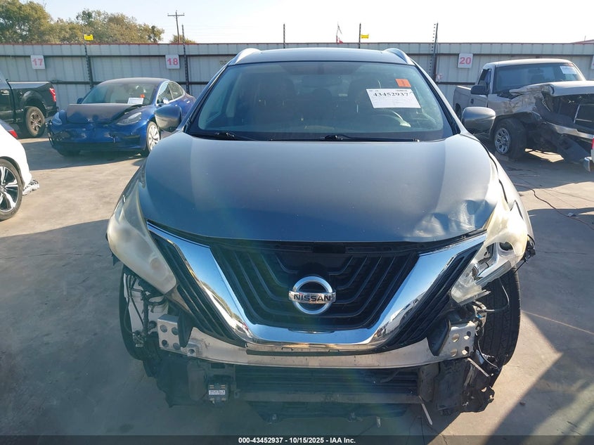 2016 NISSAN MURANO PLATINUM 5N1AZ2MG1GN165965