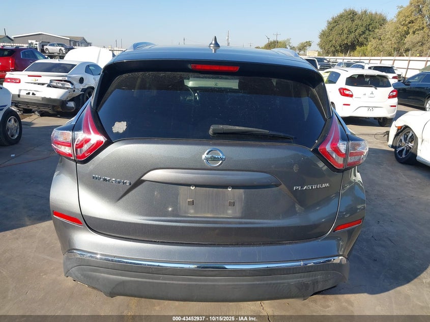 2016 NISSAN MURANO PLATINUM 5N1AZ2MG1GN165965