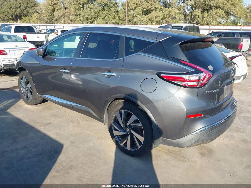 2016 NISSAN MURANO PLATINUM 5N1AZ2MG1GN165965