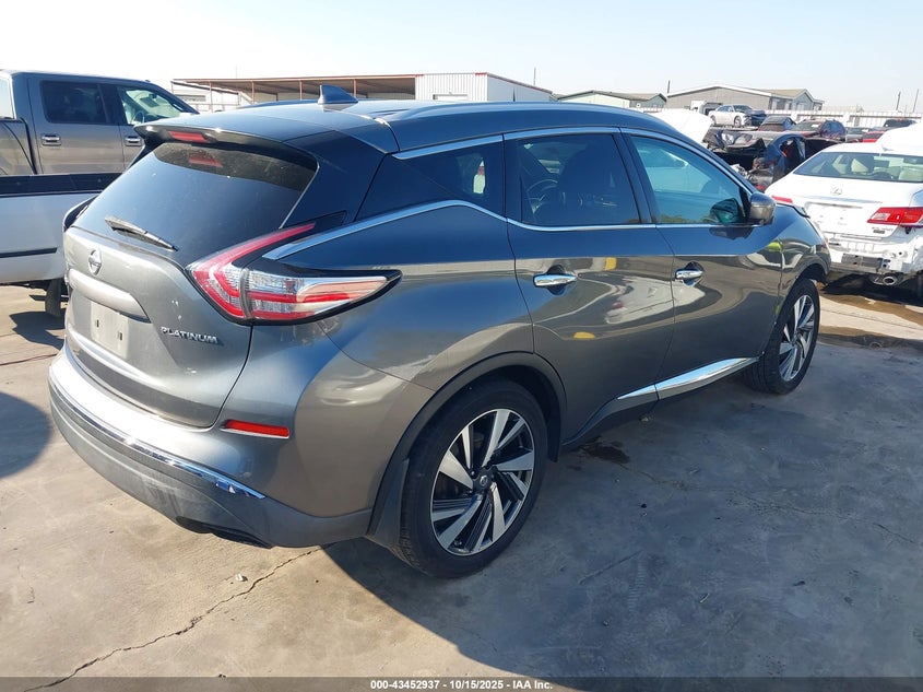2016 NISSAN MURANO PLATINUM 5N1AZ2MG1GN165965