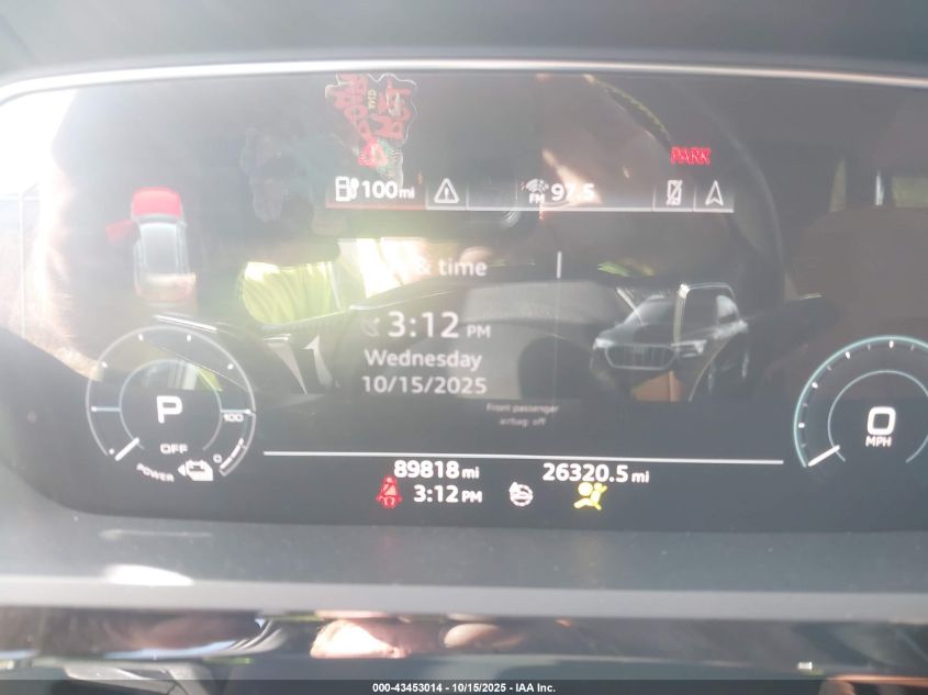 2019 Audi E-Tron Premium Plus VIN: WA1LAAGE7KB004727 Lot: 43453014