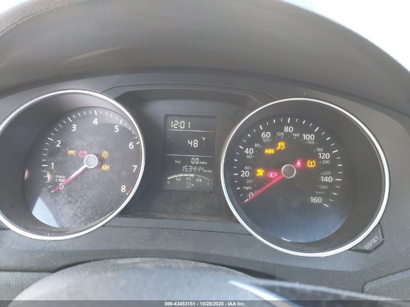 2016 Volkswagen Jetta 1.4T S VIN: 3VW267AJ9GM319568 Lot: 43453151