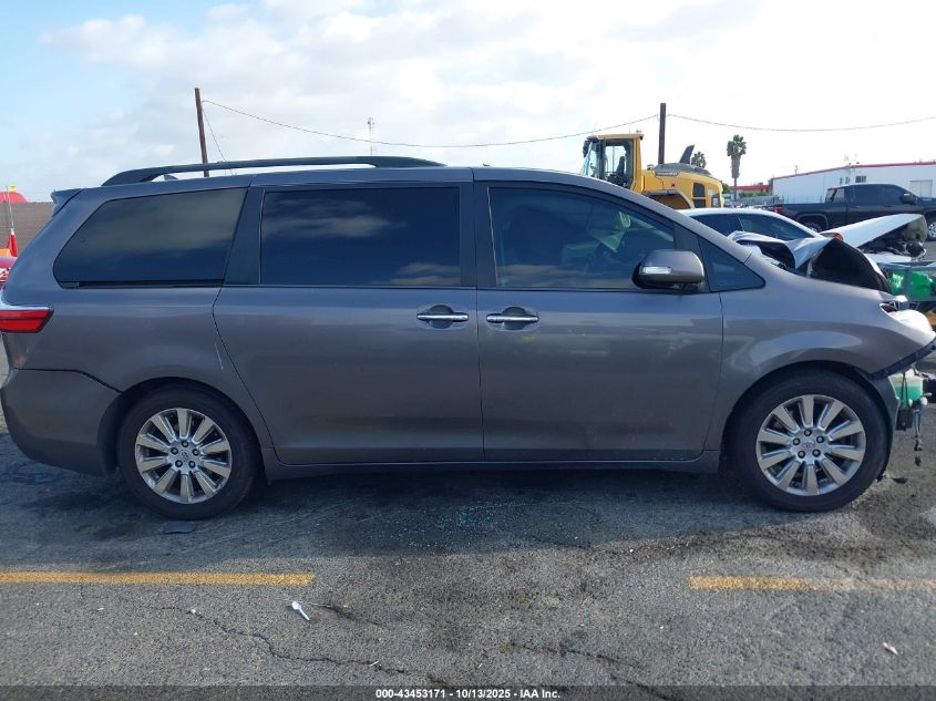 2015 Toyota Sienna Limited 7 Passenger VIN: 5TDYK3DC9FS533697 Lot: 43453171