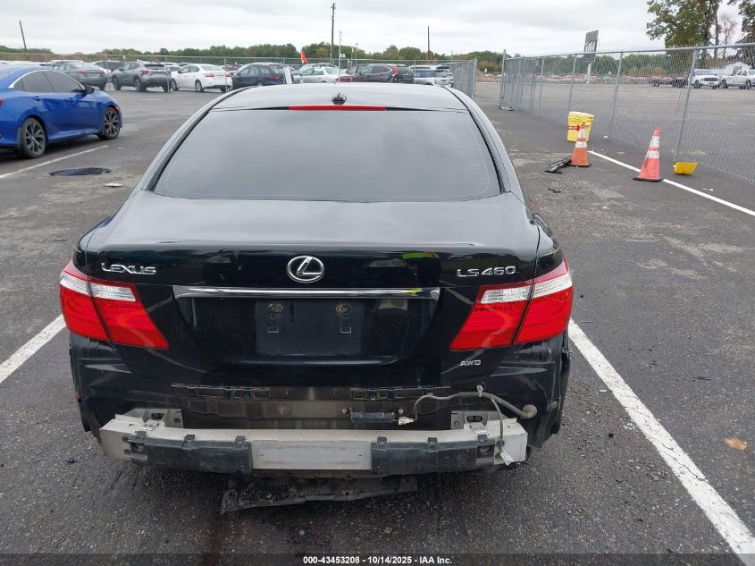 2009 Lexus Ls 460 VIN: JTHCL46F395002346 Lot: 43453208