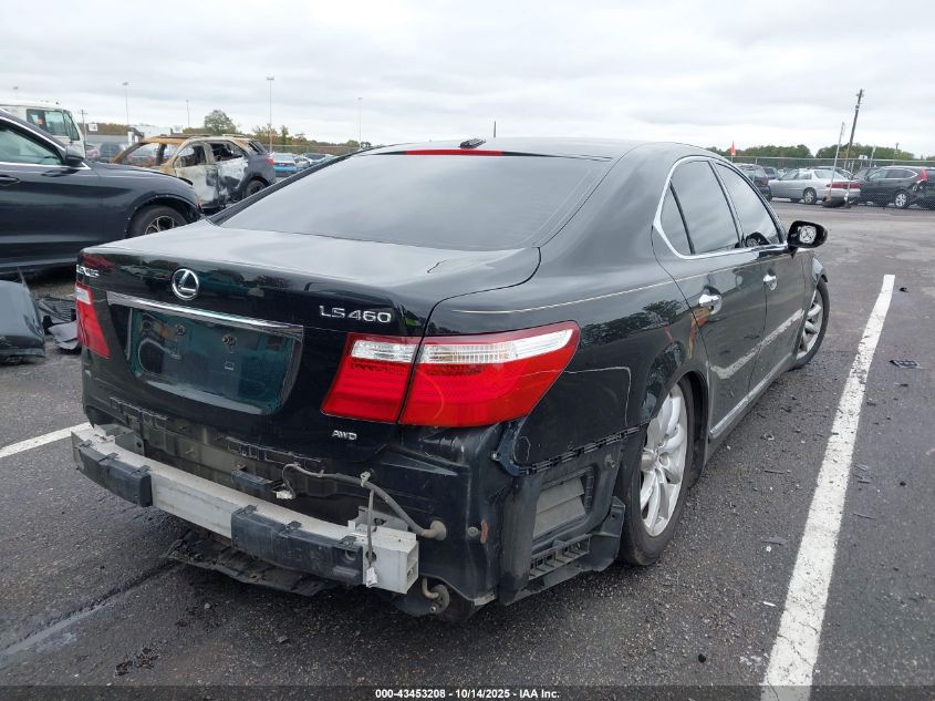 2009 Lexus Ls 460 VIN: JTHCL46F395002346 Lot: 43453208