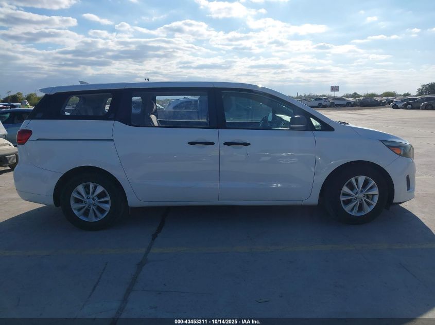 2016 Kia Sedona L VIN: KNDMA5C18G6106932 Lot: 43453311