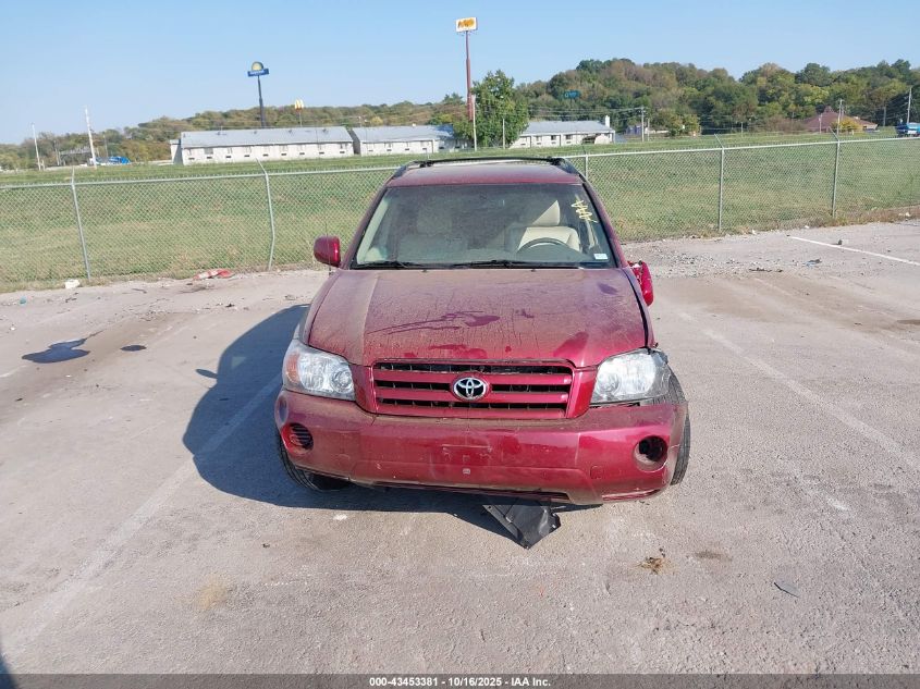 2004 Toyota Highlander V6 VIN: JTEEP21A640065473 Lot: 43453381