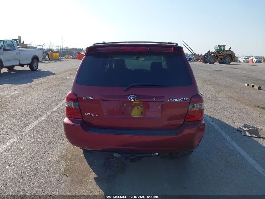 2004 Toyota Highlander V6 VIN: JTEEP21A640065473 Lot: 43453381