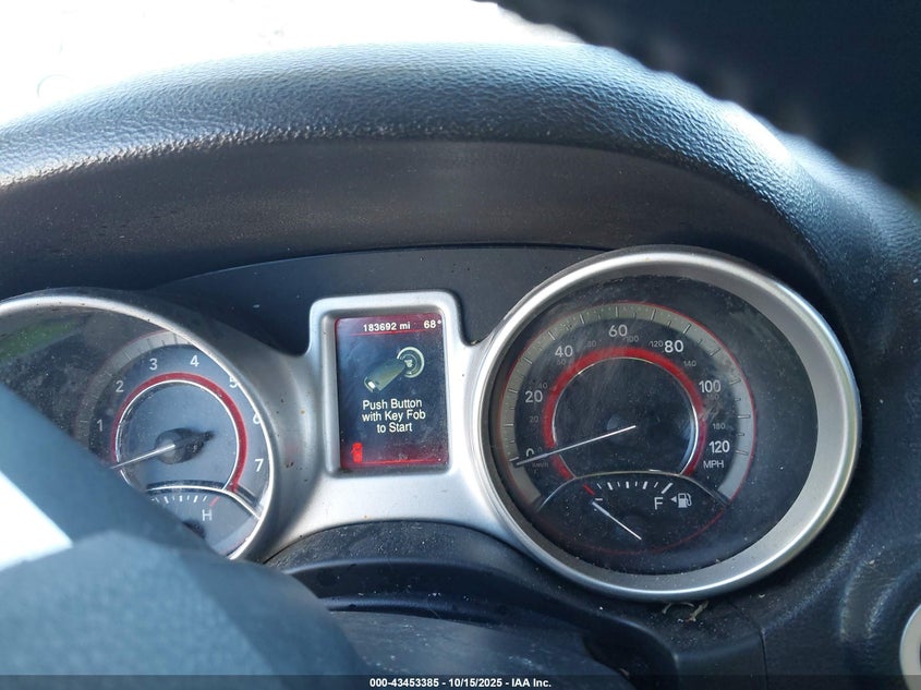 2017 DODGE JOURNEY SXT 3C4PDCBG4HT622856