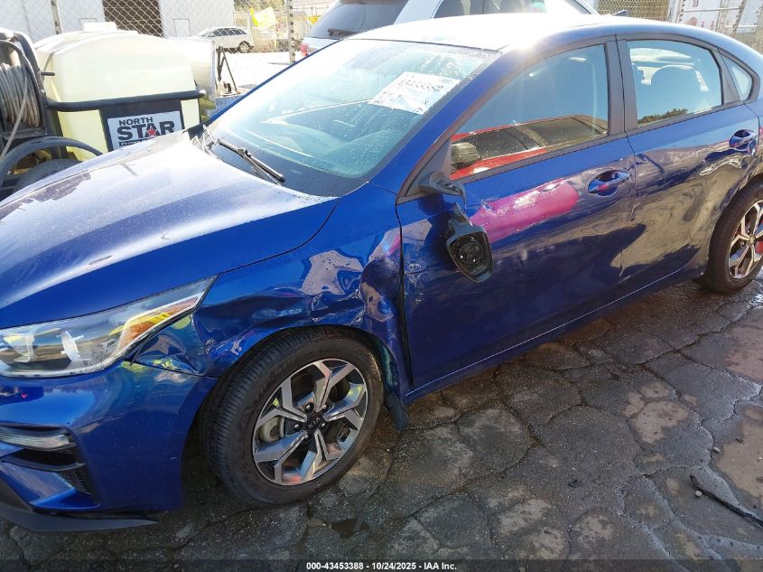 2021 Kia Forte Lxs VIN: 3KPF24AD4ME376128 Lot: 43453388