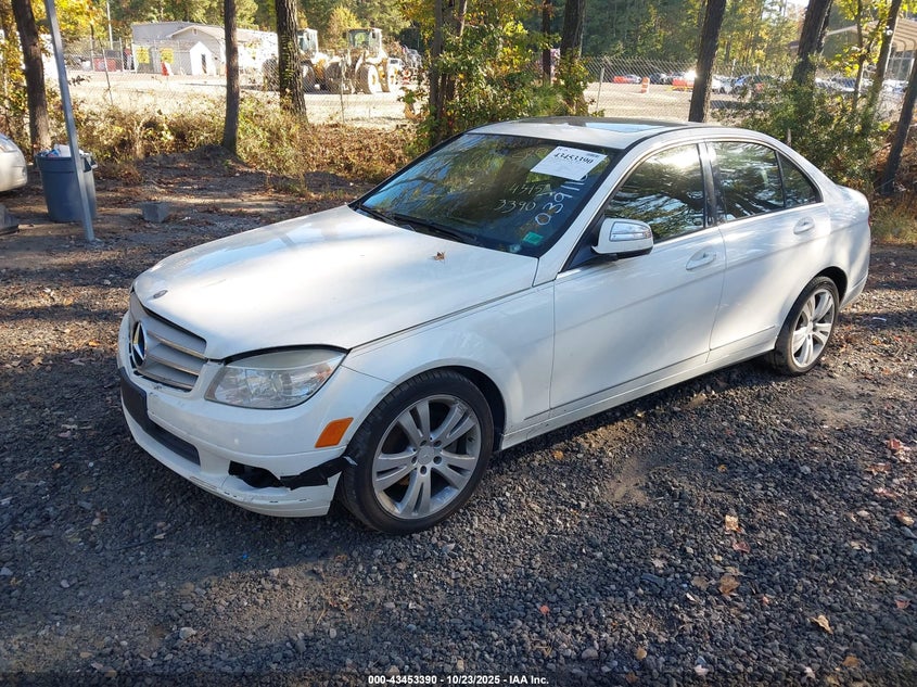 WDDGF54X48R039110 2008 MERCEDES-BENZ C-KLASSE photo no. 2